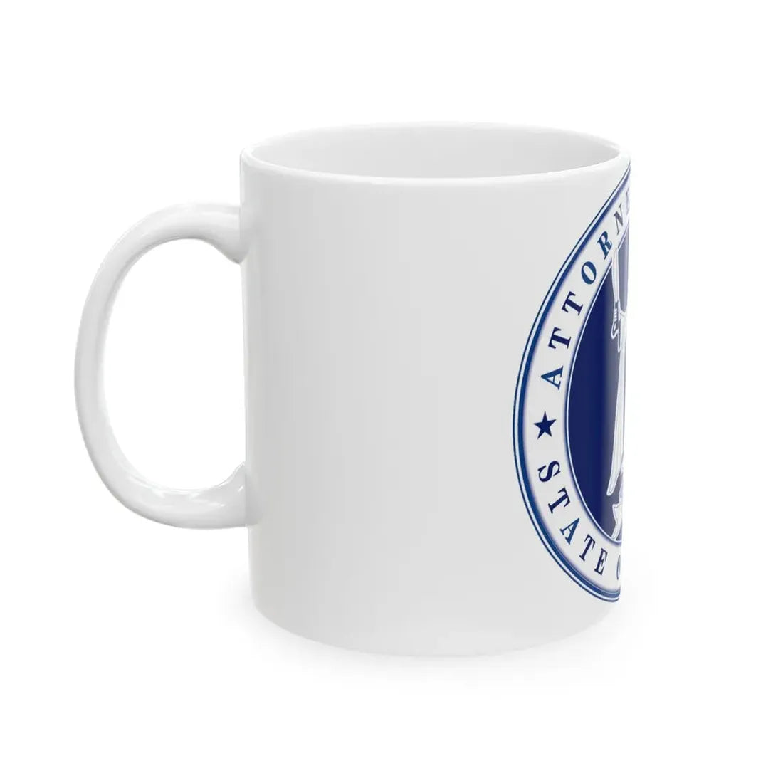 Seal of the Attorney General of Indiana - White Coffee Mug - Go Mug Yourself