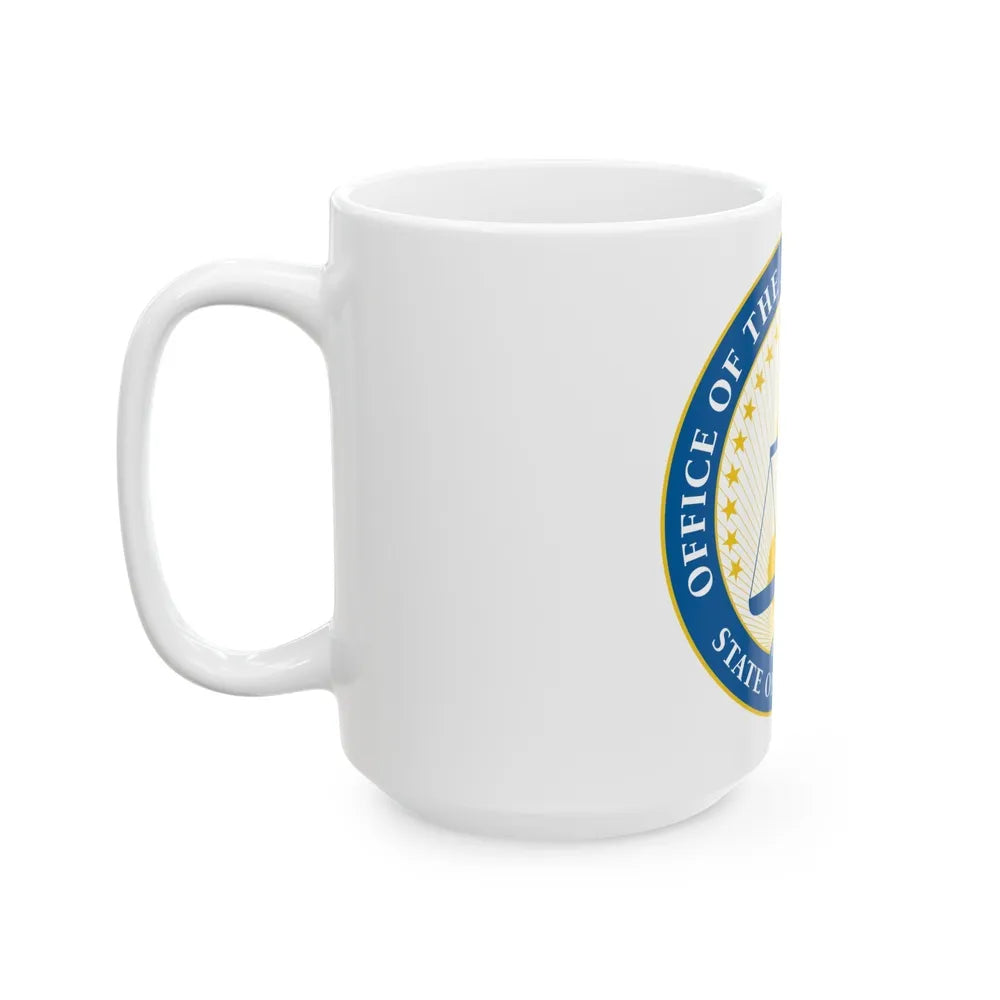 Seal of the Attorney General of New Jersey - White Coffee Mug-Go Mug Yourself