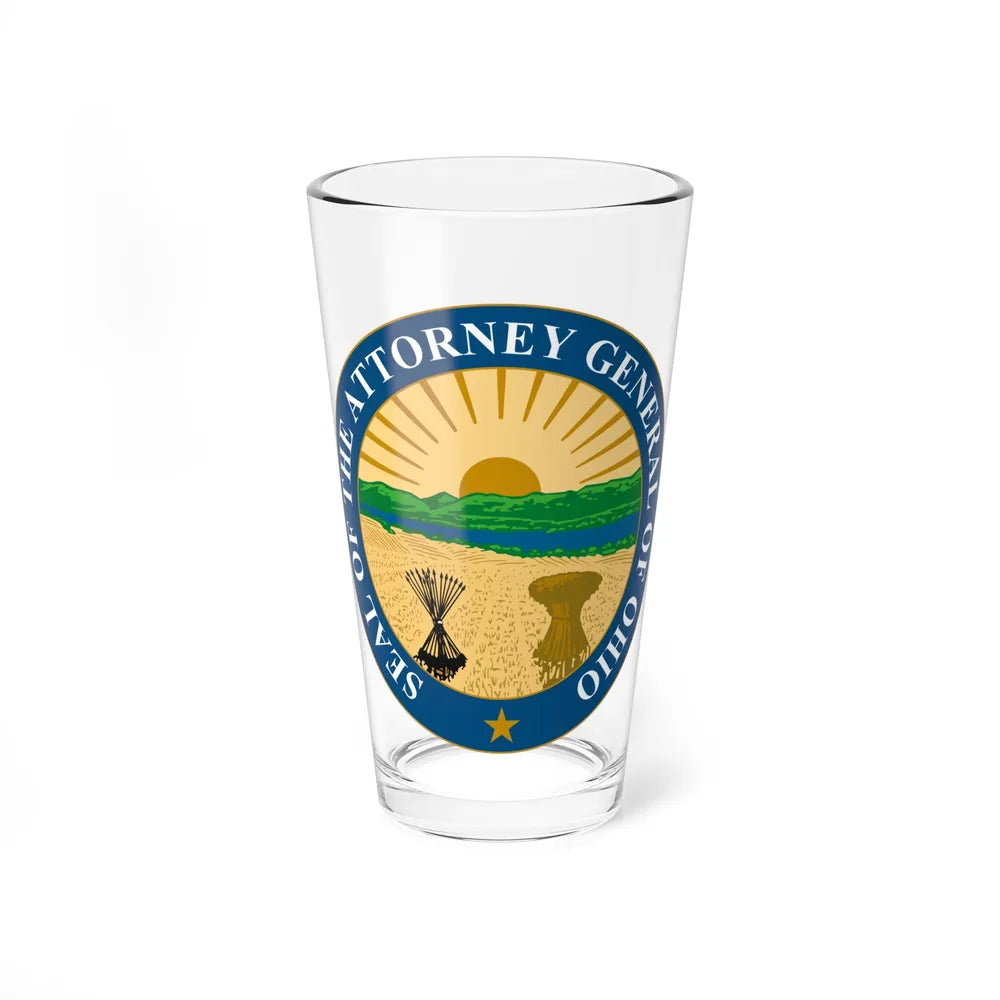 Seal of the Attorney General of Ohio - Pint Glass 16oz-16oz-Go Mug Yourself