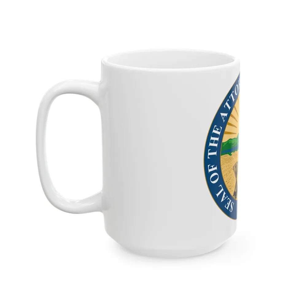 Seal of the Attorney General of Ohio - White Coffee Mug-Go Mug Yourself