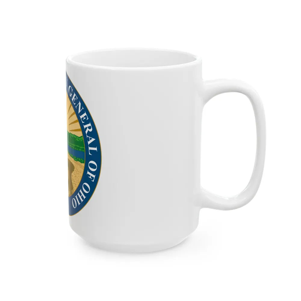 Seal of the Attorney General of Ohio - White Coffee Mug-Go Mug Yourself