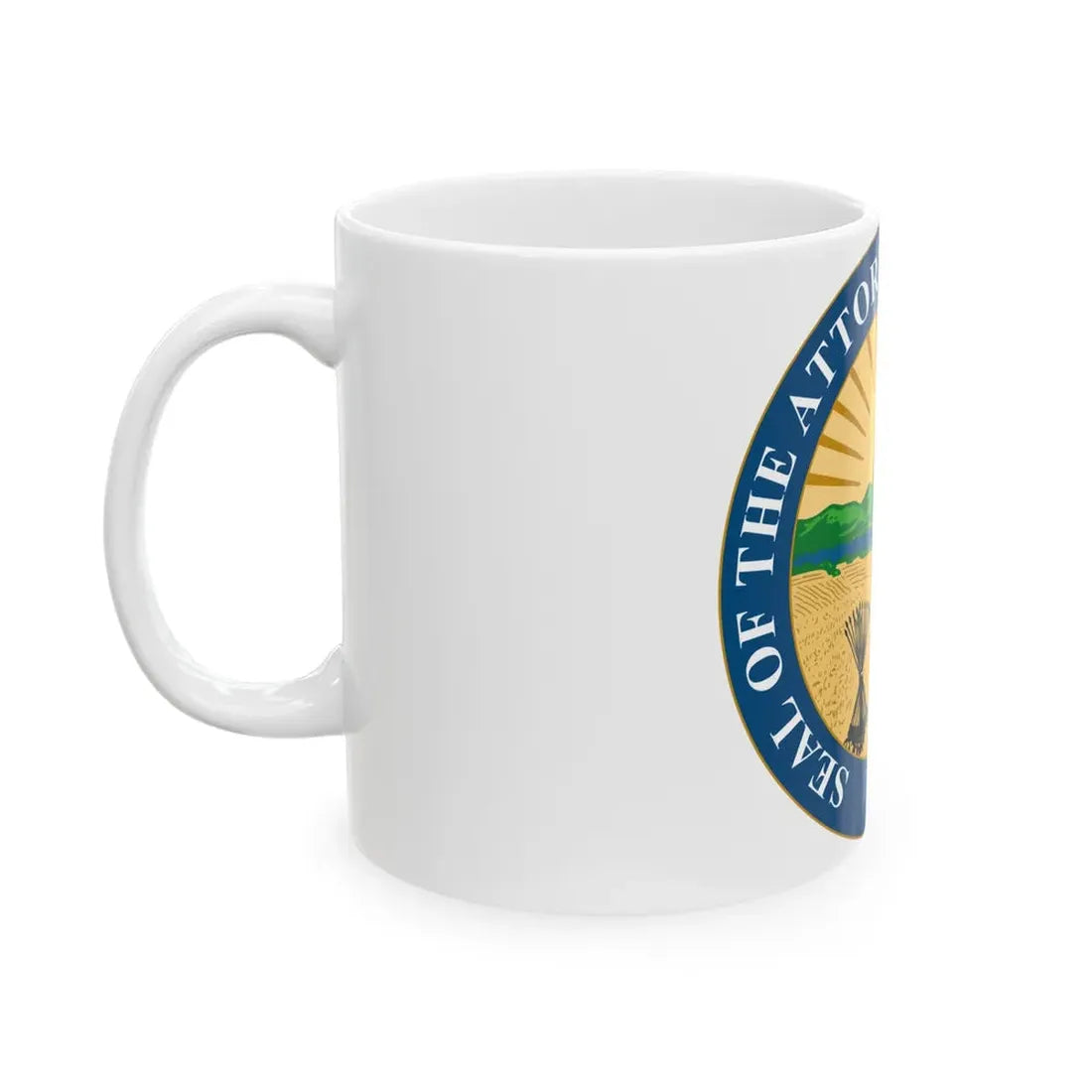 Seal of the Attorney General of Ohio - White Coffee Mug - Go Mug Yourself