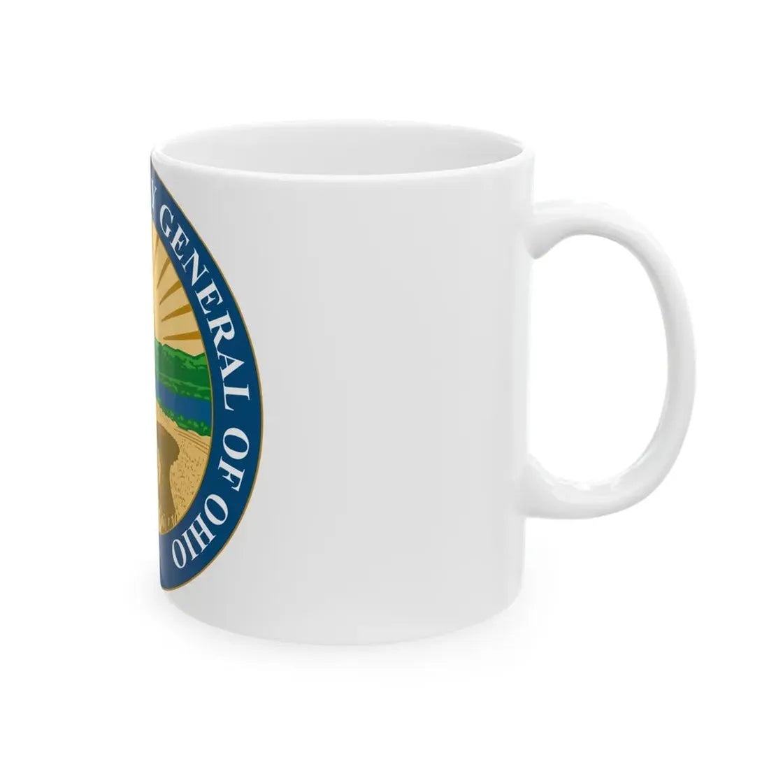 Seal of the Attorney General of Ohio - White Coffee Mug - Go Mug Yourself