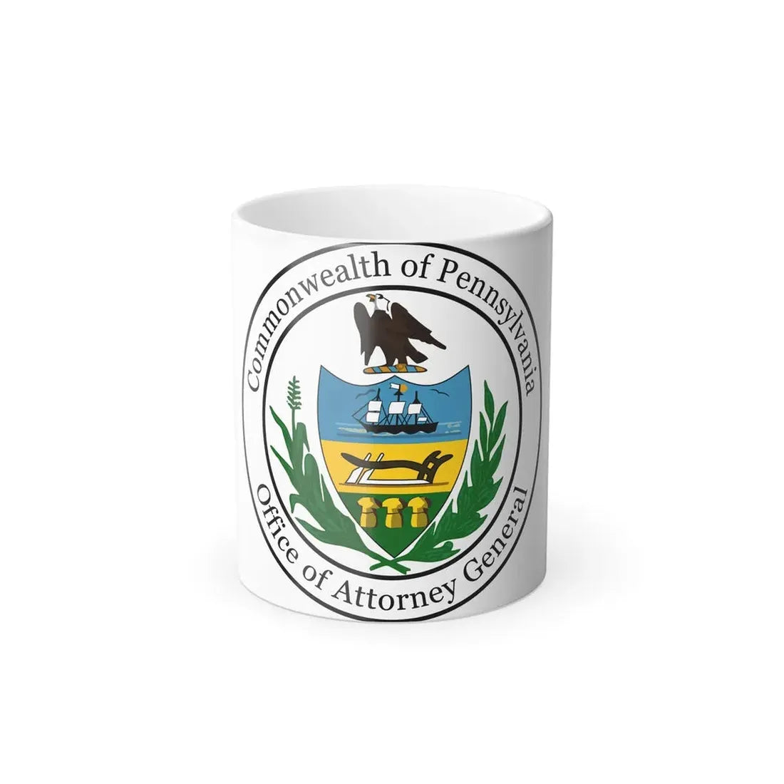 Seal of the Attorney General of Pennsylvania - Color Changing Mug 11oz - Go Mug Yourself