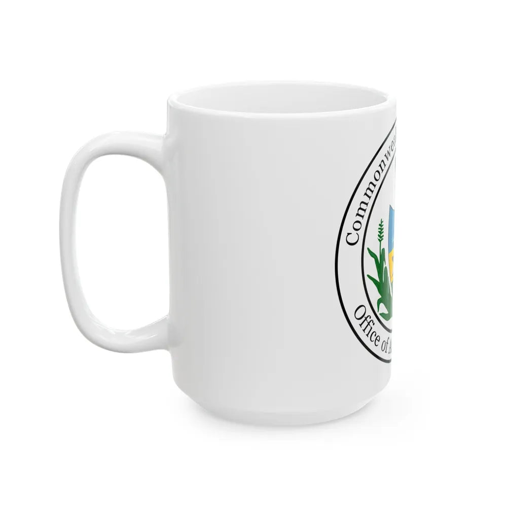 Seal of the Attorney General of Pennsylvania - White Coffee Mug-Go Mug Yourself