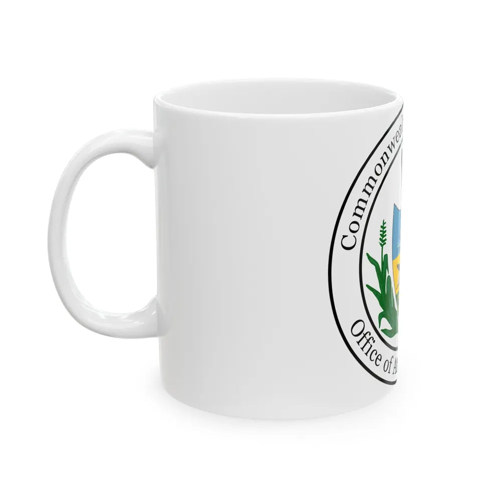 Seal of the Attorney General of Pennsylvania - White Coffee Mug-Go Mug Yourself