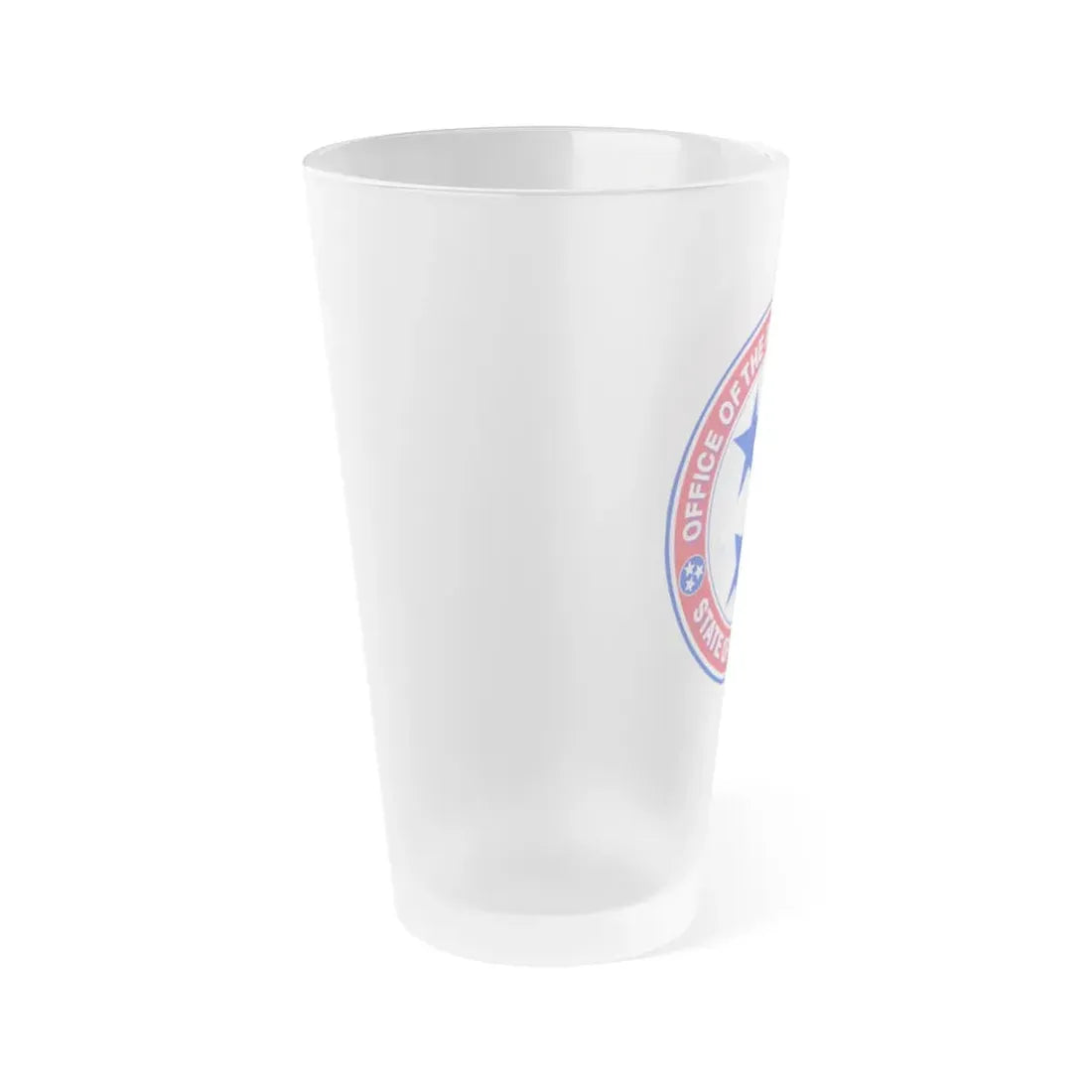 Seal of the Attorney General of Tennessee - Frosted Pint Glass 16oz - Go Mug Yourself