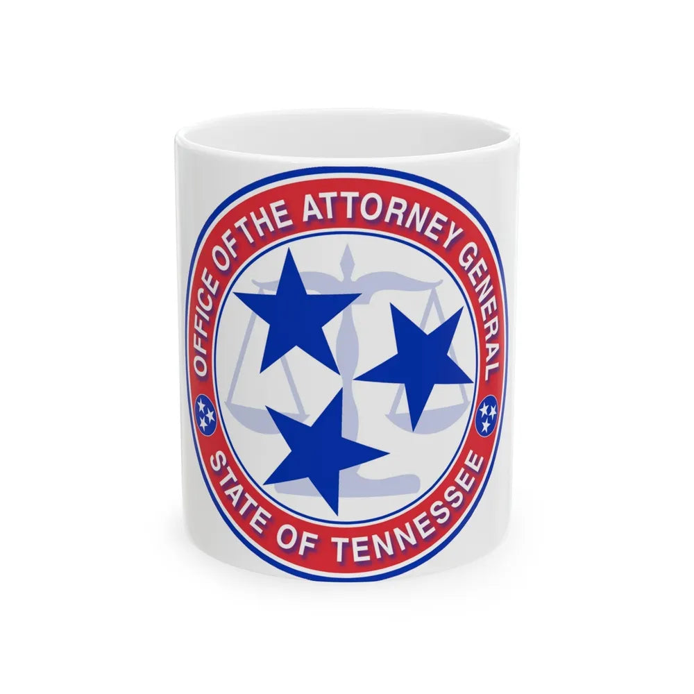 Seal of the Attorney General of Tennessee - White Coffee Mug-11oz-Go Mug Yourself