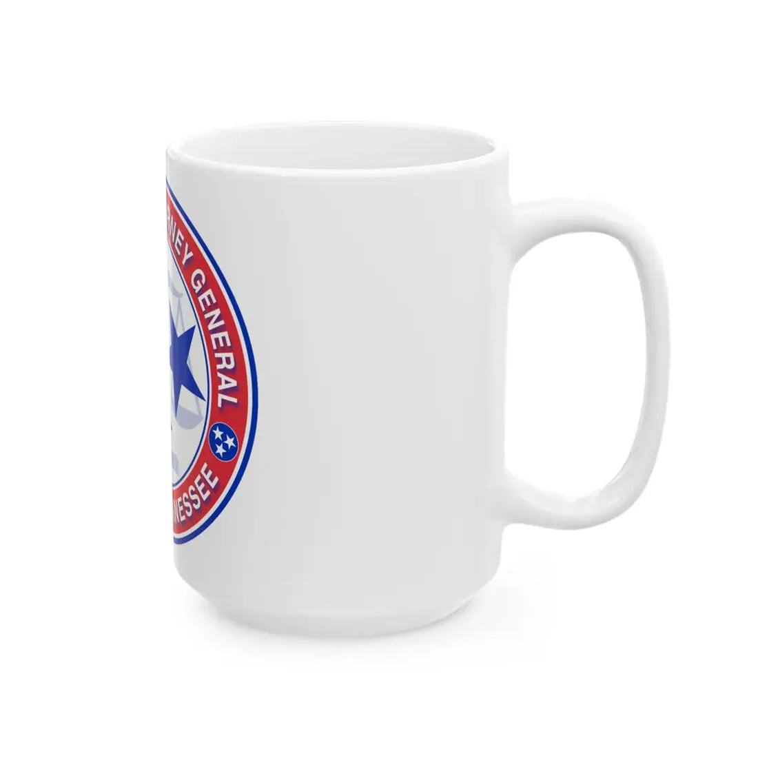 Seal of the Attorney General of Tennessee - White Coffee Mug - Go Mug Yourself