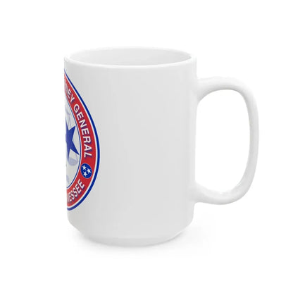 Seal of the Attorney General of Tennessee - White Coffee Mug - Go Mug Yourself