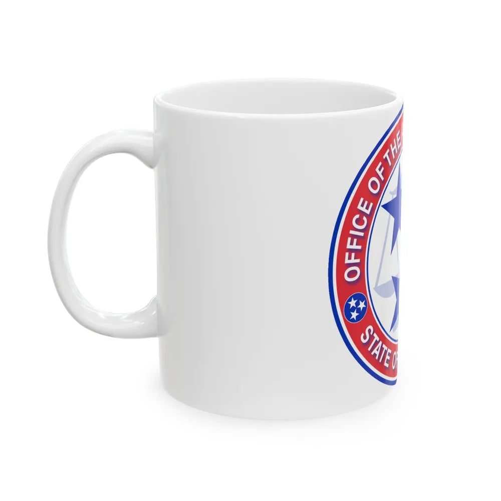 Seal of the Attorney General of Tennessee - White Coffee Mug-Go Mug Yourself