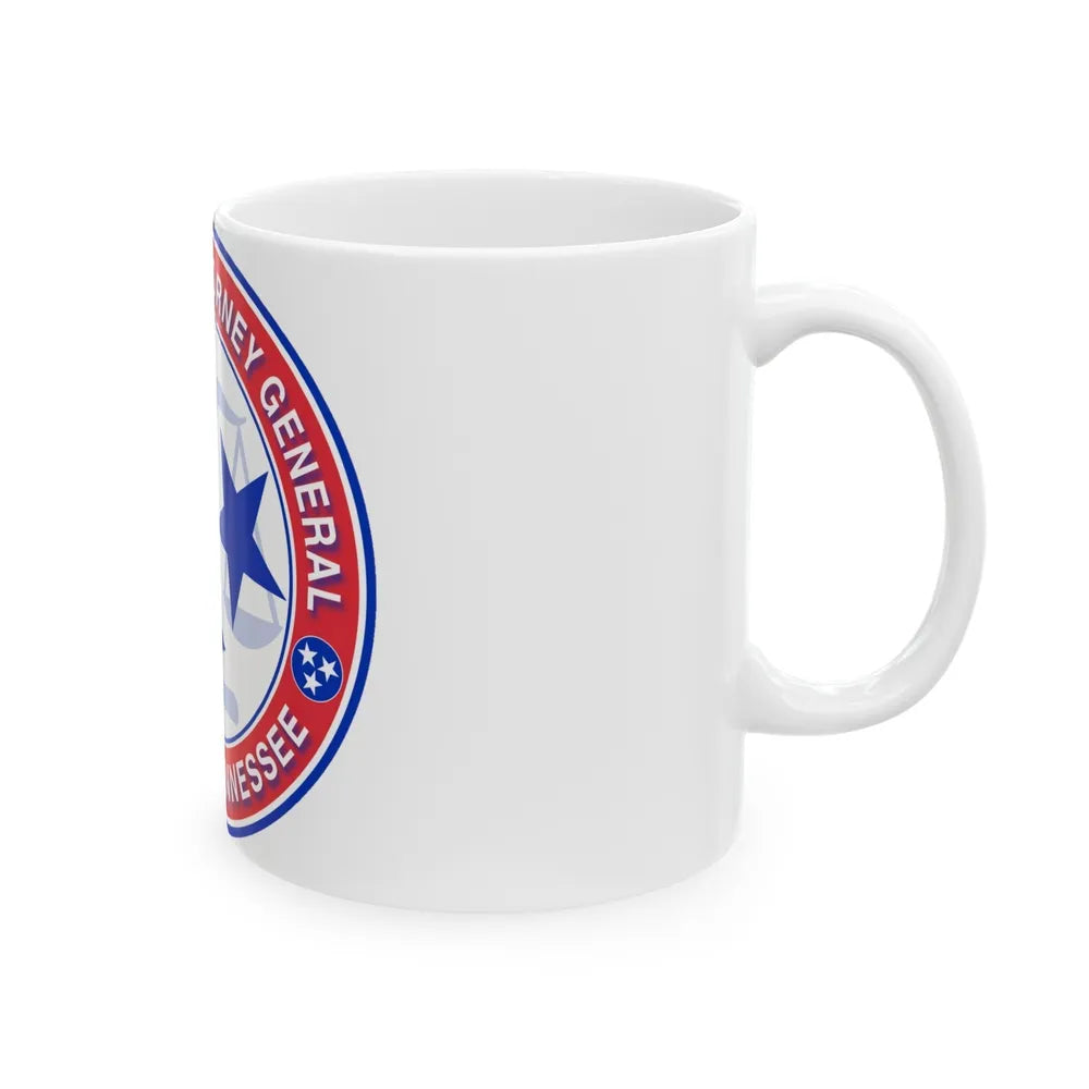 Seal of the Attorney General of Tennessee - White Coffee Mug-Go Mug Yourself