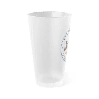 Seal of the Auditor General of Pennsylvania - Frosted Pint Glass 16oz - Go Mug Yourself
