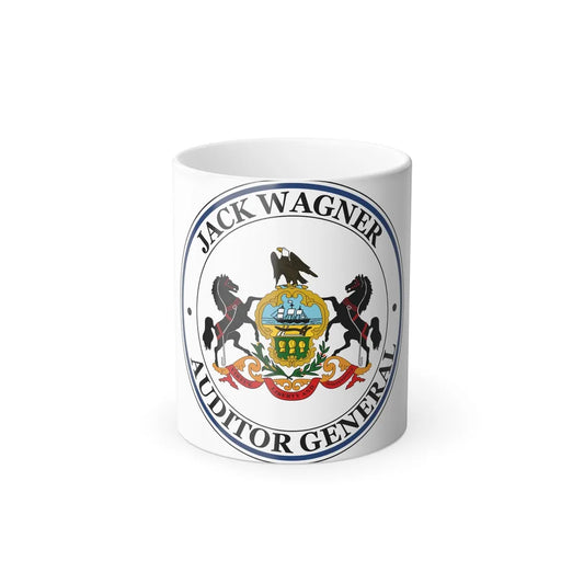 Seal of the Auditor General of Pennsylvania Jack Wagner - Color Changing Mug 11oz-11oz-Go Mug Yourself