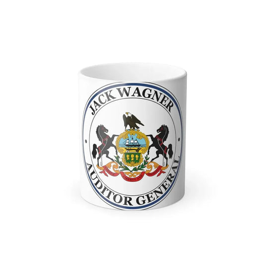 Seal of the Auditor General of Pennsylvania Jack Wagner - Color Changing Mug 11oz 11oz - Go Mug Yourself