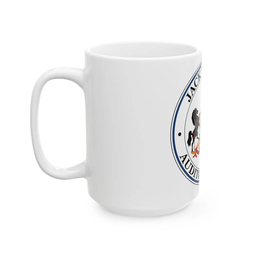 Seal of the Auditor General of Pennsylvania Jack Wagner - White Coffee Mug-Go Mug Yourself