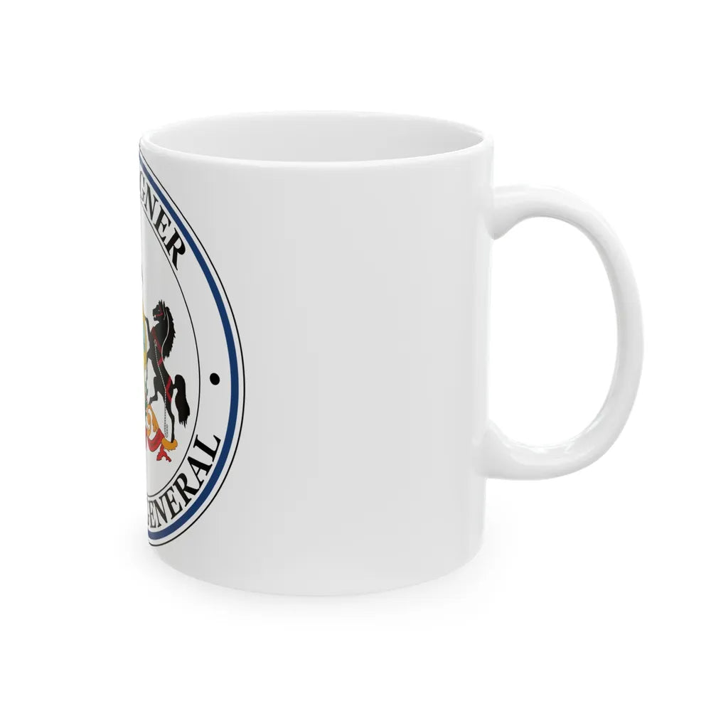 Seal of the Auditor General of Pennsylvania Jack Wagner - White Coffee Mug-Go Mug Yourself