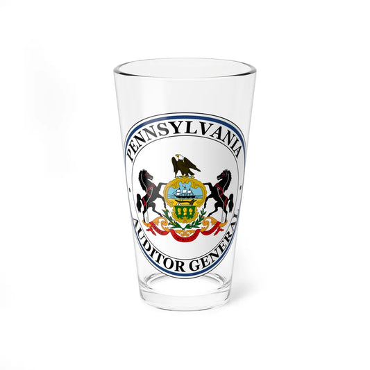 Seal of the Auditor General of Pennsylvania - Pint Glass 16oz-16oz-Go Mug Yourself