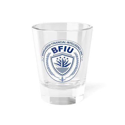 Seal of the Bangladesh Financial Intelligence Unit (Bangladesh) (Coat of Arms) Shot Glass 1.5oz 1.5oz - Go Mug Yourself