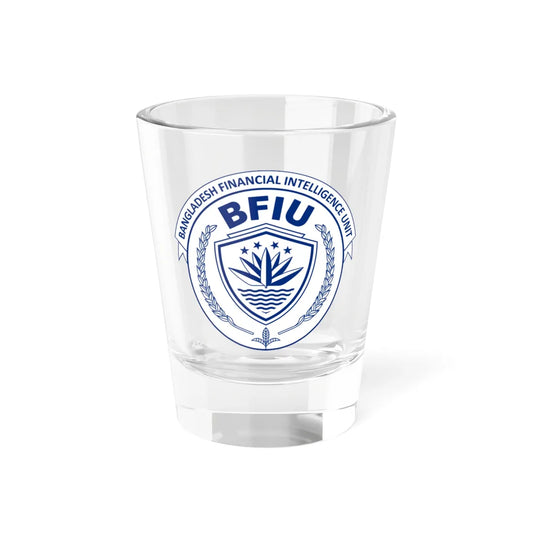 Seal of the Bangladesh Financial Intelligence Unit (Bangladesh) (Coat of Arms) Shot Glass 1.5oz 1.5oz - Go Mug Yourself
