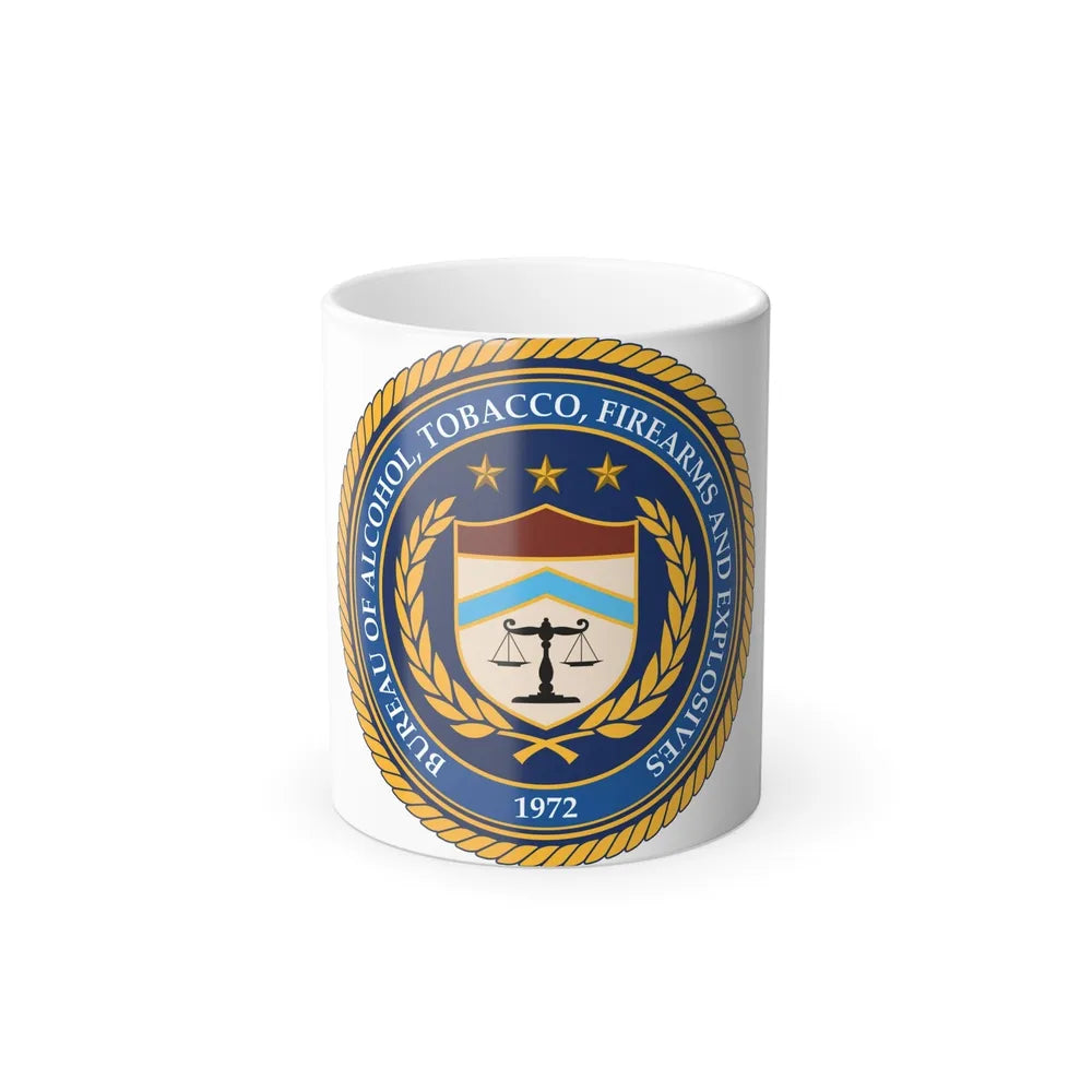 Seal of the Bureau of Alcohol Tobacco Firearms and Explosives - Color Changing Mug 11oz-11oz-Go Mug Yourself