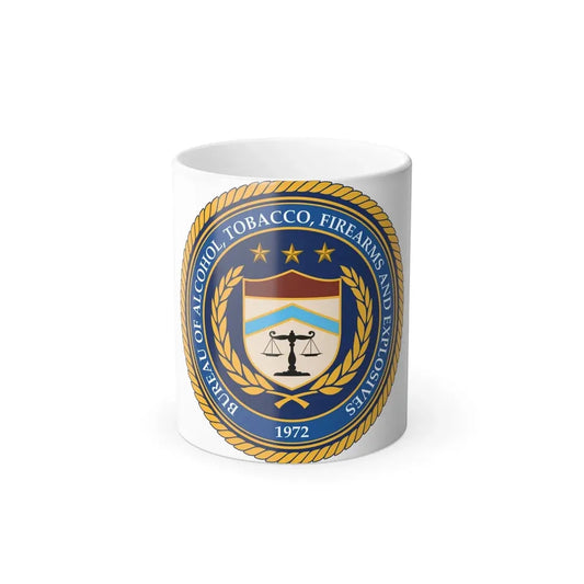 Seal of the Bureau of Alcohol Tobacco Firearms and Explosives - Color Changing Mug 11oz 11oz - Go Mug Yourself