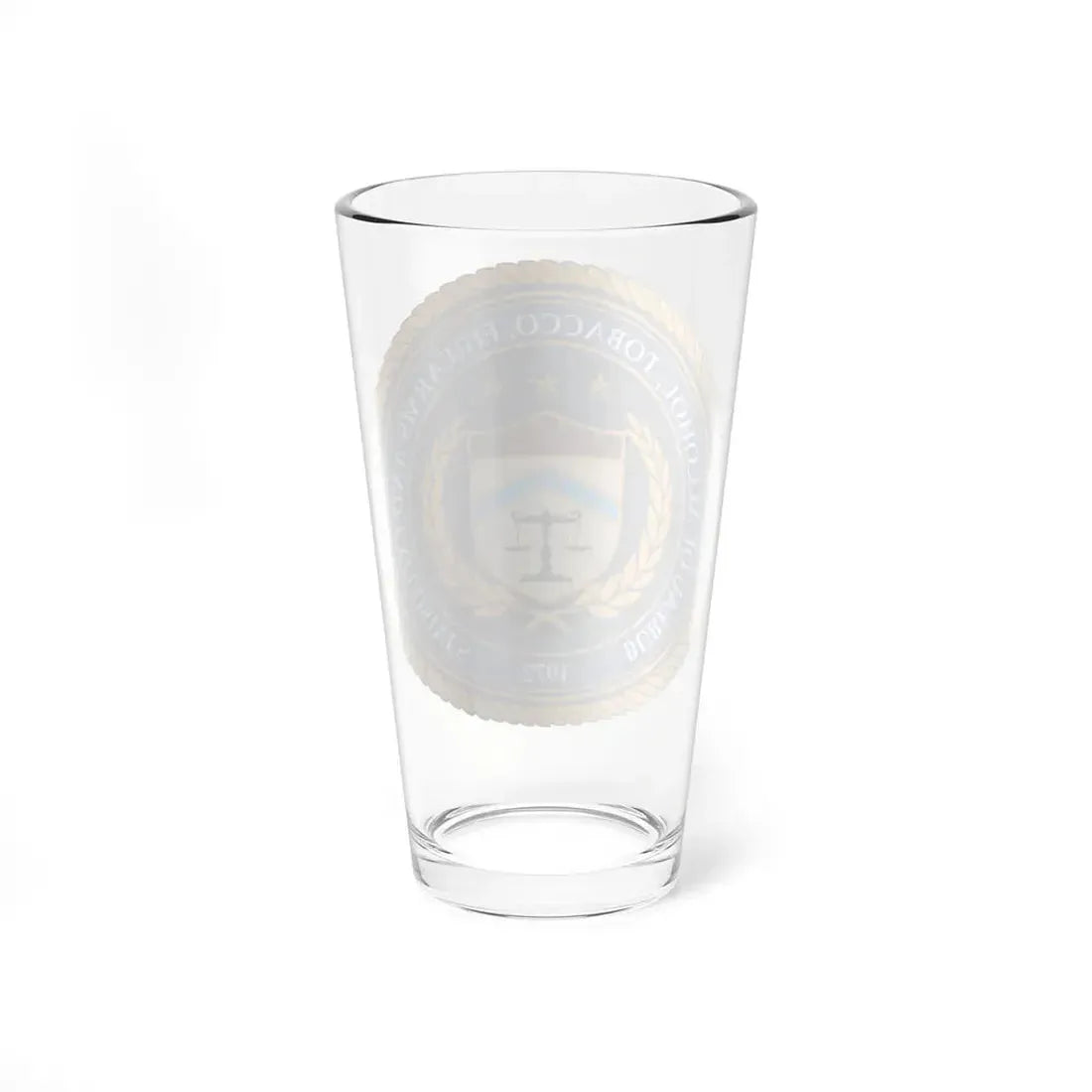 Seal of the Bureau of Alcohol Tobacco Firearms and Explosives - Pint Glass 16oz - Go Mug Yourself