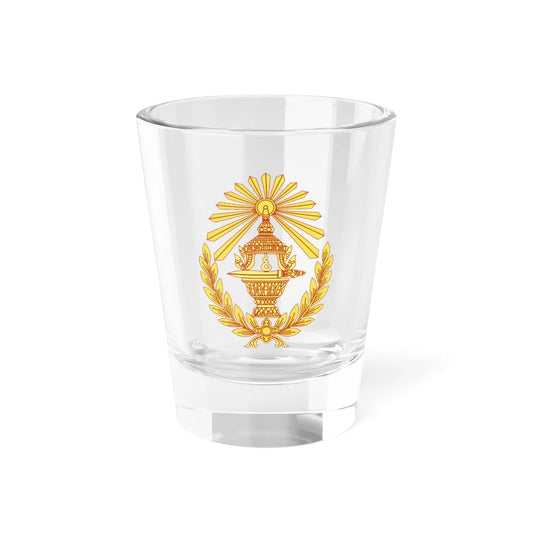 Seal of the Cabinet of Cambodia (Cambodia) (Coat of Arms) Shot Glass 1.5oz 1.5oz - Go Mug Yourself