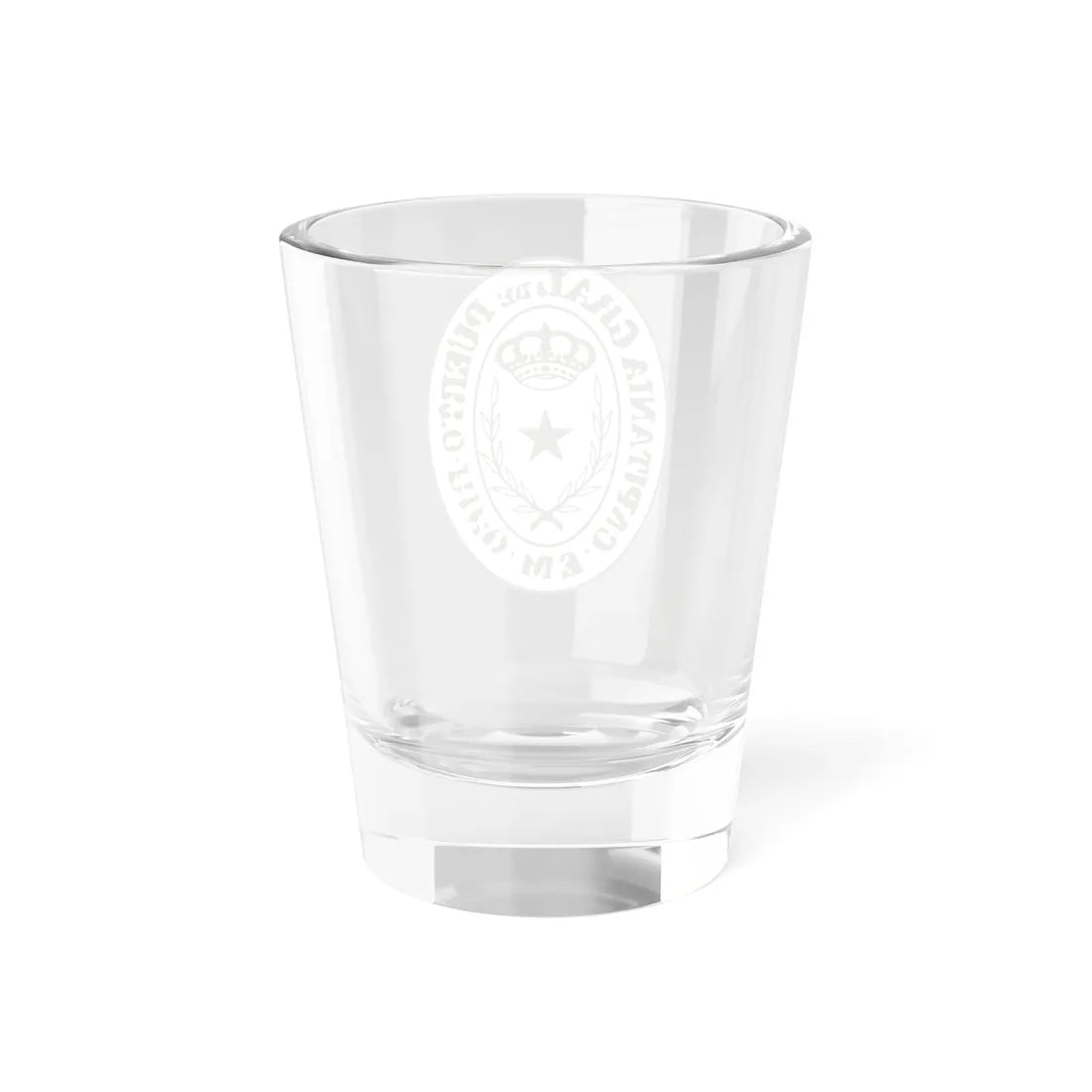 Seal of the Captaincy General of Puerto Rico (Puerto Rico) (Coat of Arms) Shot Glass 1.5oz - Go Mug Yourself