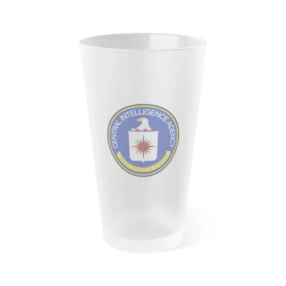 Seal of the Central Intelligence Agency - Frosted Pint Glass 16oz 16oz Frosted - Go Mug Yourself