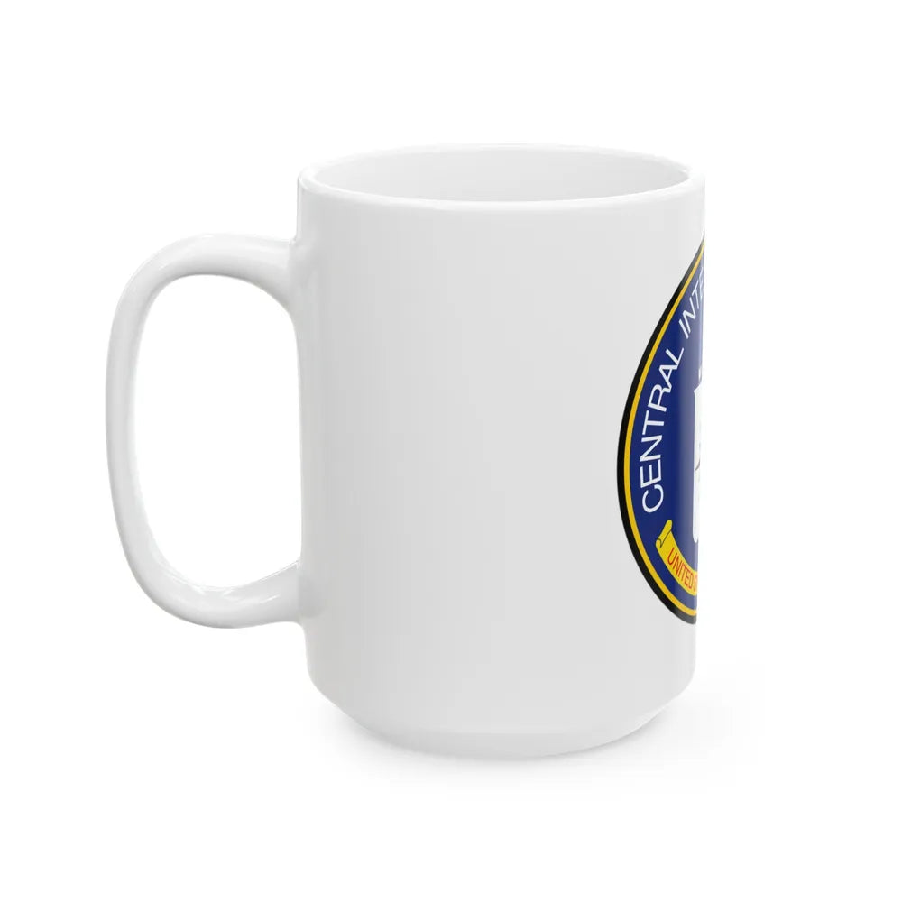 Seal of the Central Intelligence Agency - White Coffee Mug-Go Mug Yourself