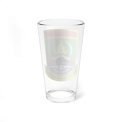 Seal of the City of Cilegon (Indonesia) (Coat of Arms) Pint Glass 16oz - Go Mug Yourself