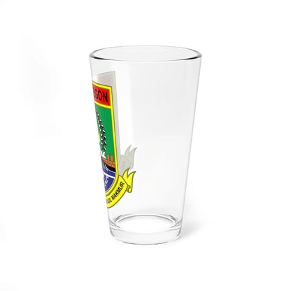 Seal of the City of Cilegon (Indonesia) (Coat of Arms) Pint Glass 16oz - Go Mug Yourself
