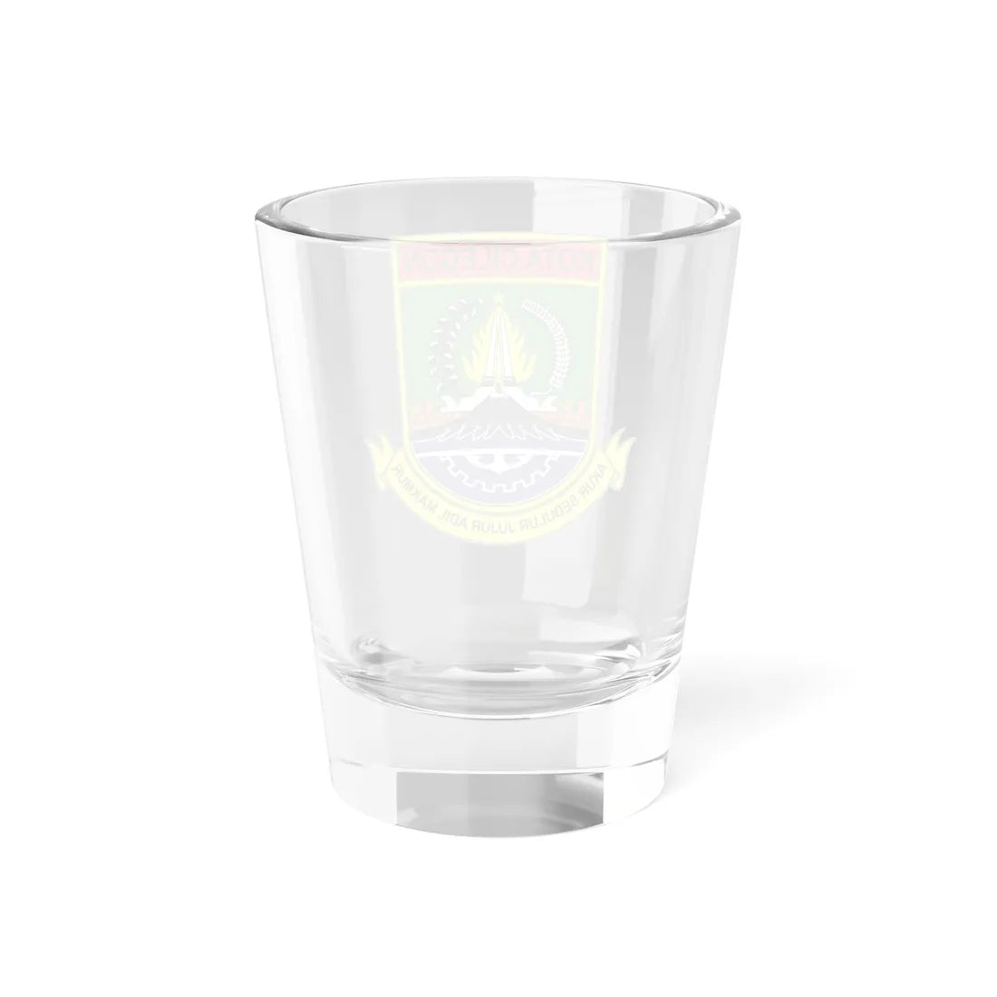 Seal of the City of Cilegon (Indonesia) (Coat of Arms) Shot Glass 1.5oz - Go Mug Yourself