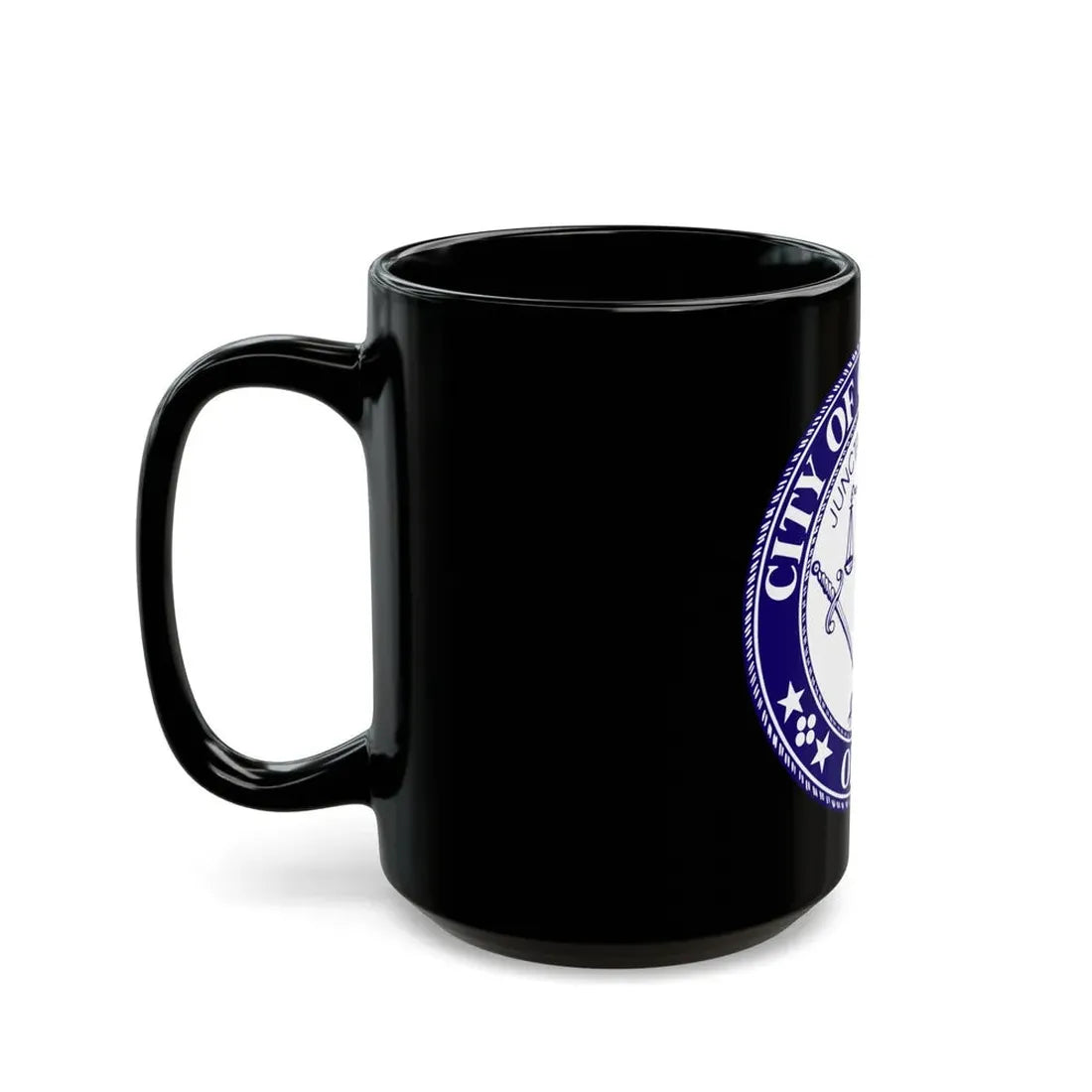 Seal of the City of Cincinnati - Black Coffee Mug - Go Mug Yourself