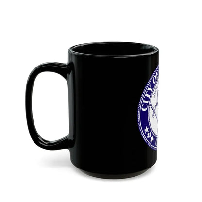 Seal of the City of Cincinnati - Black Coffee Mug - Go Mug Yourself