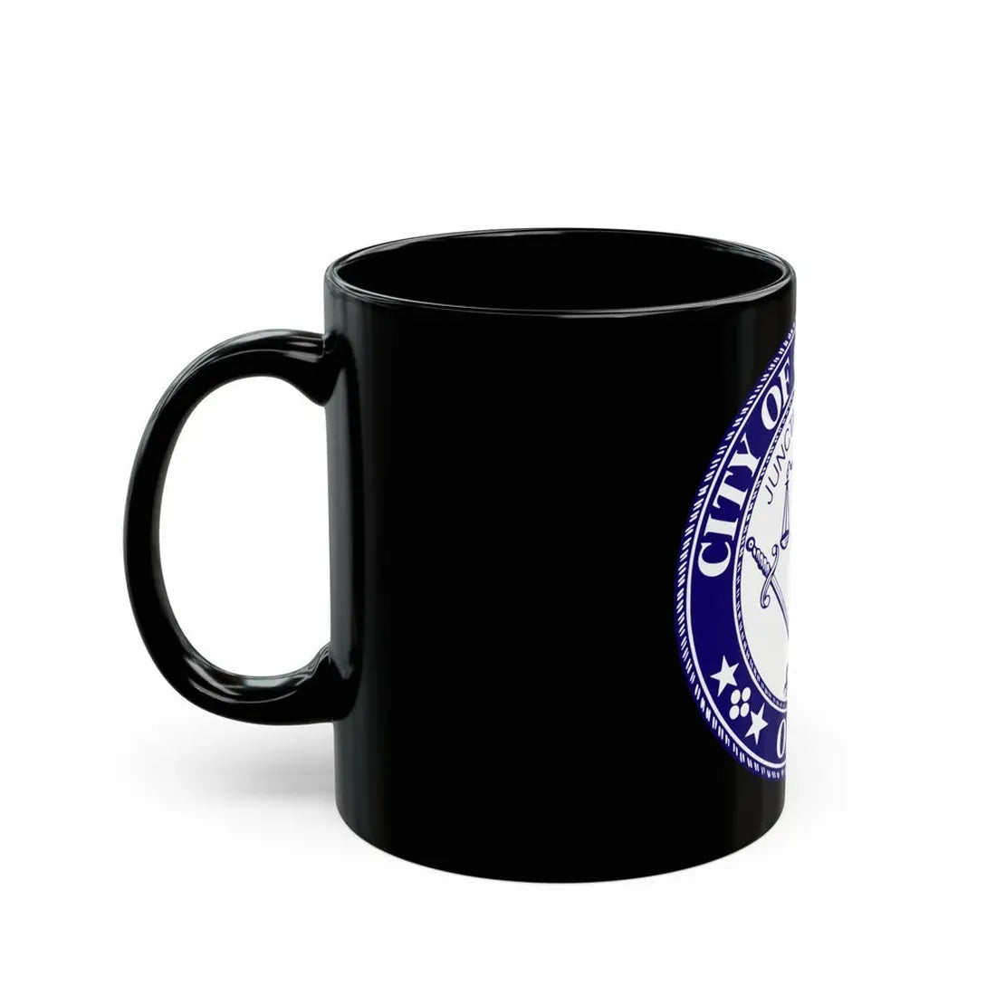 Seal of the City of Cincinnati - Black Coffee Mug - Go Mug Yourself