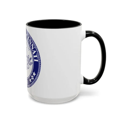 Seal of the City of Cincinnati (Ohio) - Accent Coffee Mug - Go Mug Yourself