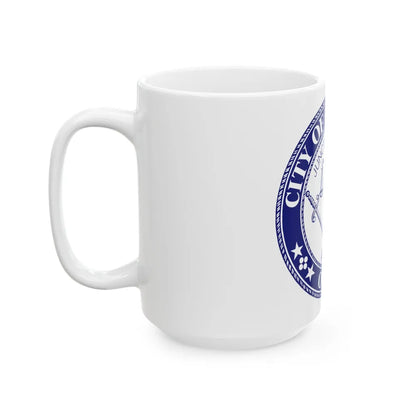 Seal of the City of Cincinnati (Ohio) - White Coffee Mug-Go Mug Yourself