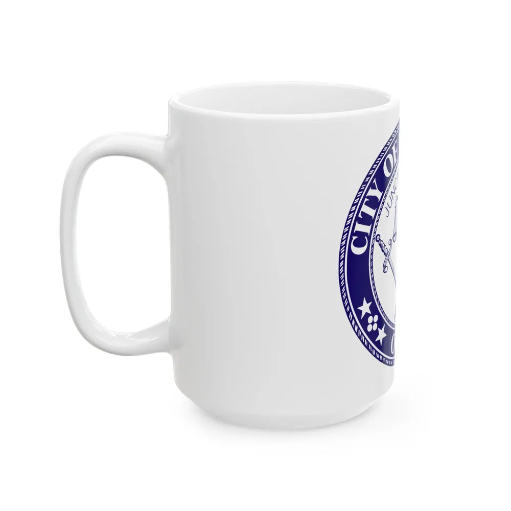 Seal of the City of Cincinnati - White Coffee Mug-Go Mug Yourself