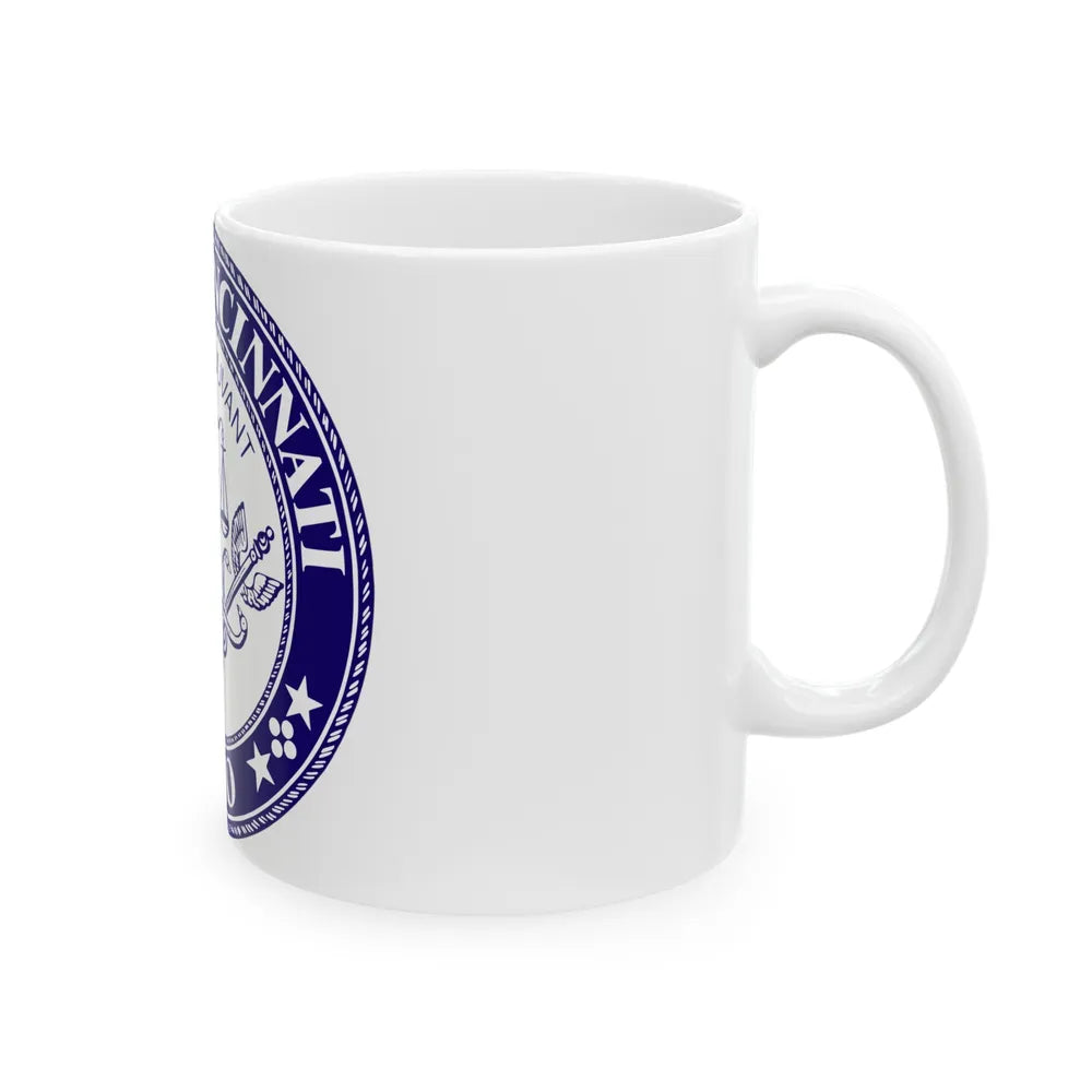 Seal of the City of Cincinnati - White Coffee Mug-Go Mug Yourself