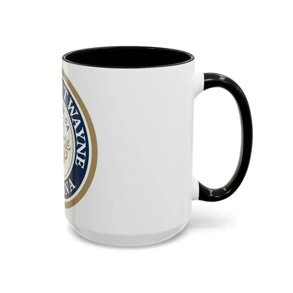 Seal of the City of Fort Wayne Indiana - Accent Coffee Mug - Go Mug Yourself