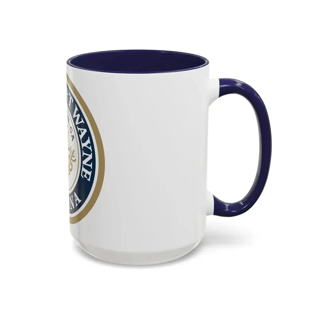 Seal of the City of Fort Wayne Indiana - Accent Coffee Mug - Go Mug Yourself