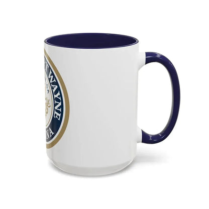 Seal of the City of Fort Wayne Indiana - Accent Coffee Mug - Go Mug Yourself