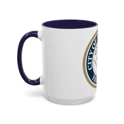 Seal of the City of Fort Wayne Indiana - Accent Coffee Mug - Go Mug Yourself