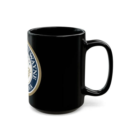 Seal of the City of Fort Wayne Indiana - Black Coffee Mug - Go Mug Yourself