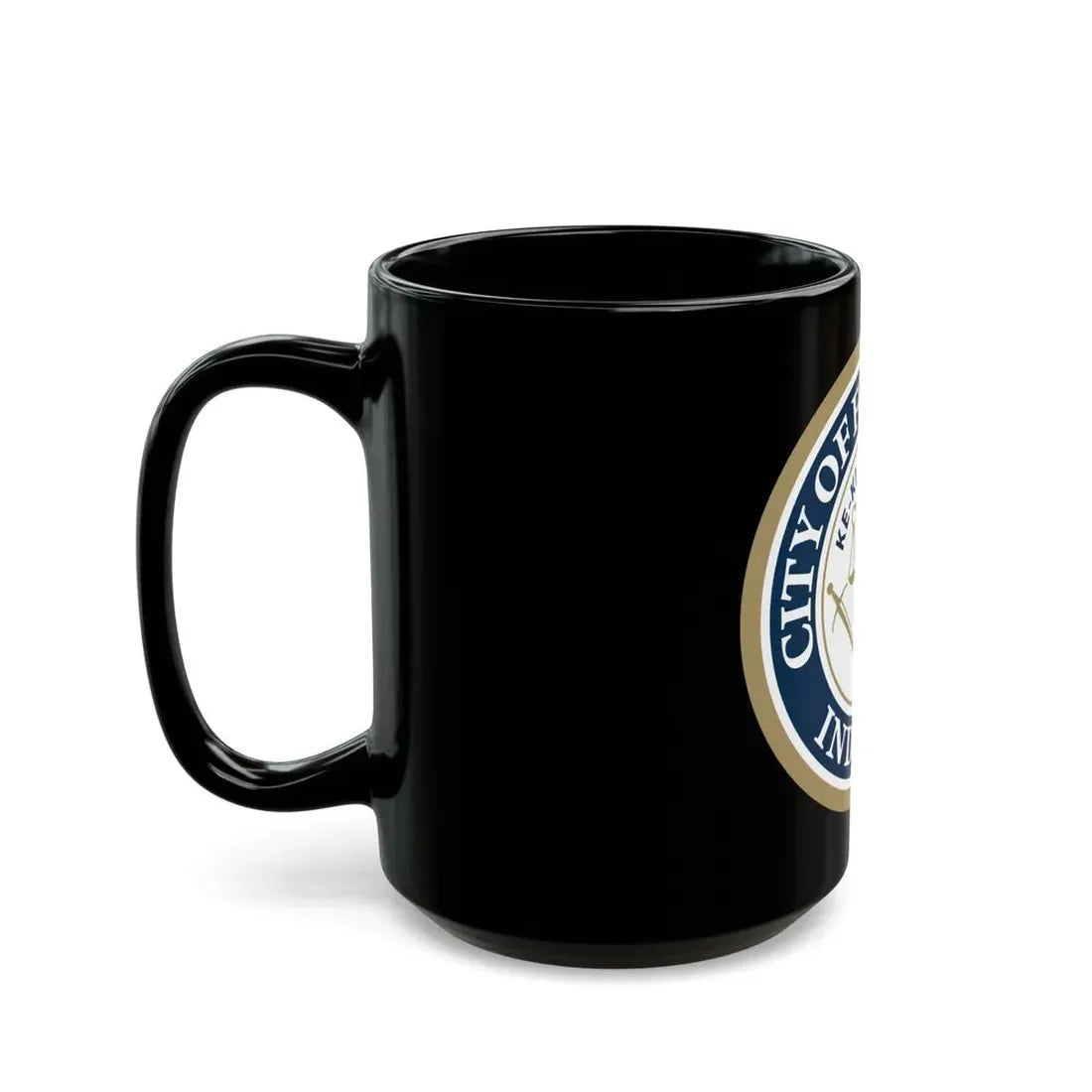 Seal of the City of Fort Wayne Indiana - Black Coffee Mug - Go Mug Yourself
