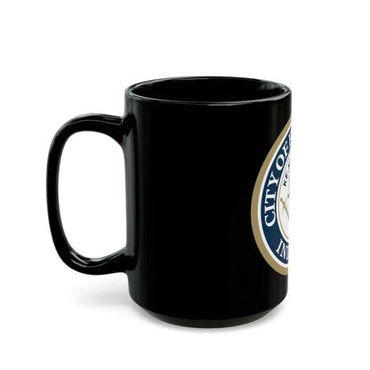 Seal of the City of Fort Wayne Indiana - Black Coffee Mug - Go Mug Yourself