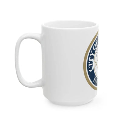 Seal of the City of Fort Wayne Indiana - White Coffee Mug - Go Mug Yourself