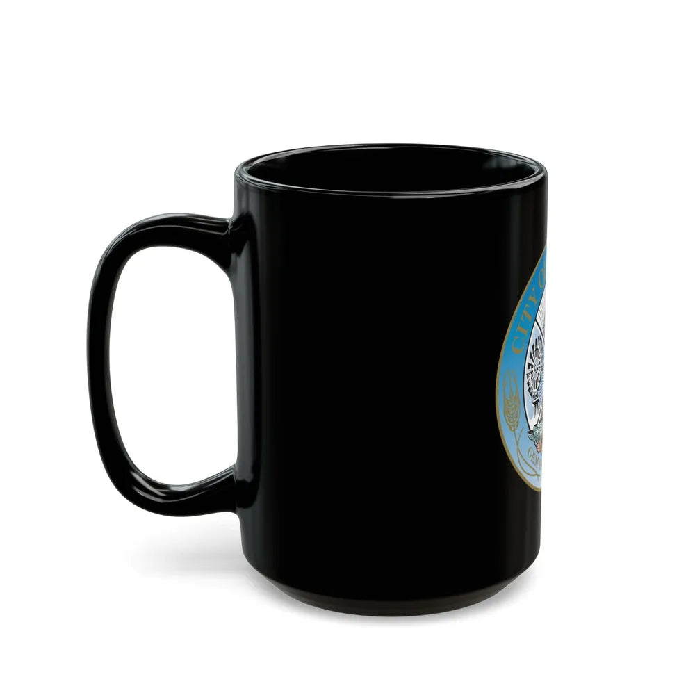 Seal of the City of Murrieta - Black Coffee Mug-Go Mug Yourself